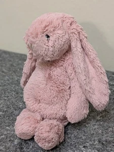 Jellycat Bashful Petal Bunny 31cm 12" Medium Plush EUC Authentic Genuine - Picture 1 of 14