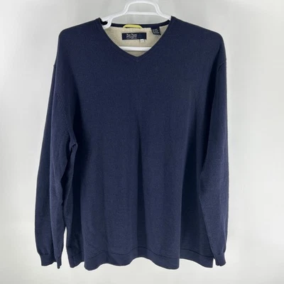 Suéter Nat Nast Para Hombre XXL Azul Marino Lujo Originales Algodón Ramie Informal Foto 1 de 4