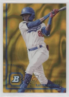 2022 Bowman Heritage Chrome Prospects Gold Lava Refractor /50 Rayne Doncon - Image 1 of 2