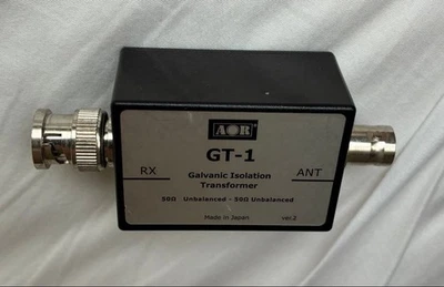 Gebraucht GT-1 AOR Galvanischer Isolierung Trafo 50Ω Unsymmetrisch ver.2 Aus - Bild 1 von 2