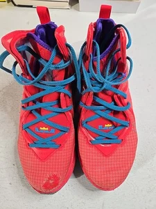 NIKE LEBRON 19 EP KING'S CROWN RED/BLUE SIZE 7.5 - Picture 1 of 12
