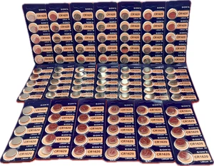 Genuine Sony CR1620 Battery 3V Lithium Coin Battery x100 UK SELLER, SAME DAY - Picture 1 of 1