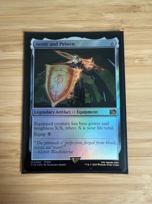 Magic the Gathering: Aettir and Priwen Final Fantasy Foil - Image 1 of 2