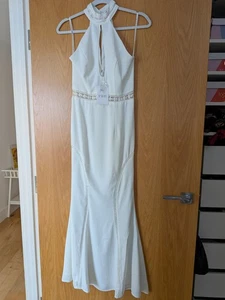 Jarlo Aviana Ivory maxi dress Petit size 6 - Picture 1 of 7