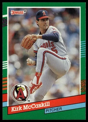 1991 Donruss #637 Kirk McCaskill - Image 1 of 2