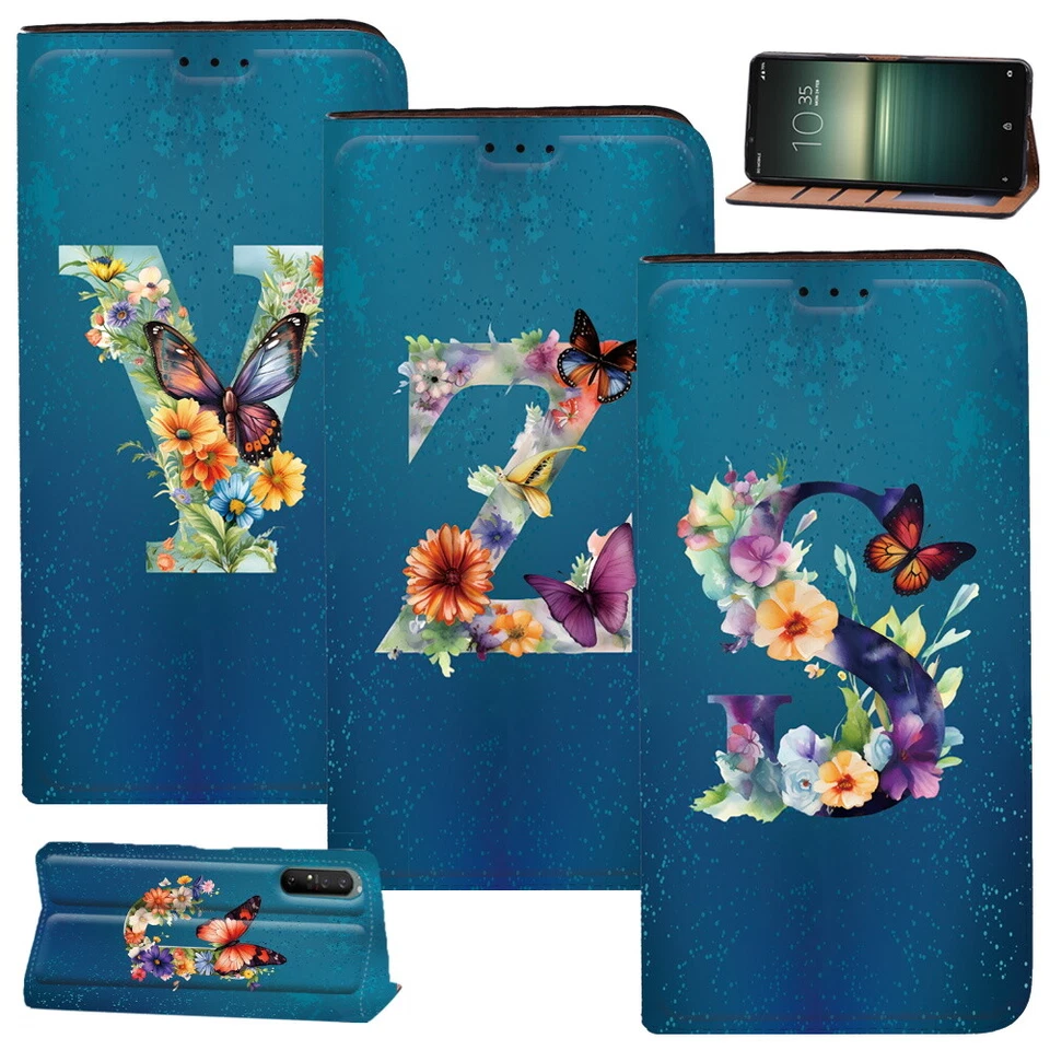 PU Leather Stand Wallet Cover Case For Sony Xperia L4/1 II/1 III/1 IV/10 II/III - Image 1 of 4