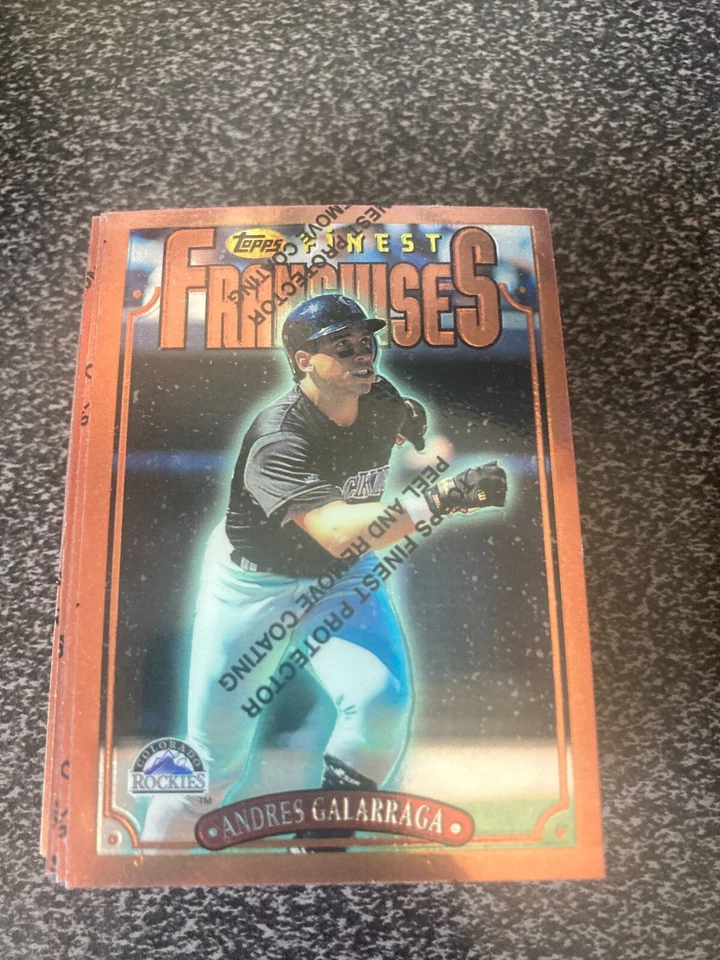 1996 TOPPS FINEST BASEBALL "FRANCHISES" CARDS YOU PICK! - Image 1 of 2