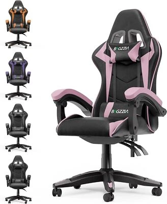 Gaming Stuhl Drehstuhl Sportsitz Chefsessel Bürostuhl Racing inkl. Kissen 130kg