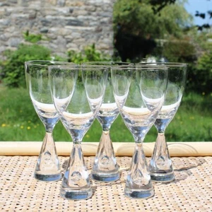 Set de 5 verres à vin Holmegaard modèle Princess 14 cm - Picture 1 of 3