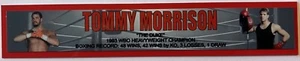 TOMMY MORRISON   FULL COLOR NAME PLATE - Picture 1 of 1