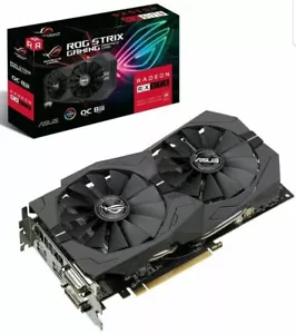 ASUS ROG Strix Radeon RX 570 OC Edition 8 GB GDDR5 1310 Mhz, AURA Sync RGB Light - Picture 1 of 12