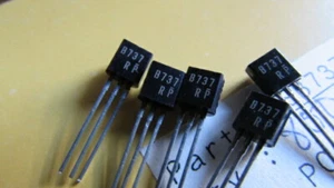 2SB737R transistor grezzi originali TO-92 ESD SAFE USA PROCURED NOS USA (qtà: 5 pz) - Foto 1 di 6