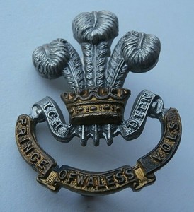 Original Collar Badge South Lancashire Regiment Prince of Wales's Volunteers