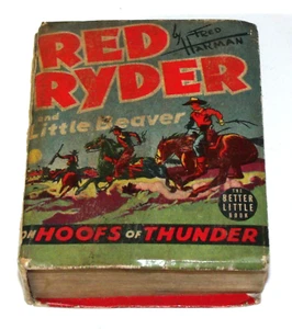 1939 Red Ryder and Little Beaver On Hoofs Of Thunder Better Little Book - Picture 1 of 3