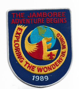 Boy Scout 1989 NATIONAL JAMBOREE EXPLORING BACK PATCH, NEW