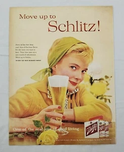 VINTAGE ~ 1960 "Umzug nach SCHLITZ!" Original Zeitschriftenanzeige - Bild 1 von 12