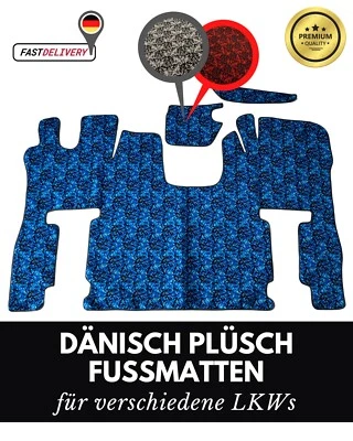 Truck floor mats in Danish plush style for many models made to order old school - Image 1 of 4