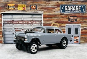 🇺🇸Hot Wheels Boulevard '55 Chevy Bel Air Gasser Hoonigan Real RIders C23🇺🇸 - Bild 1 von 7