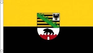 SACHSEN ANHALT FLAG 5' x 3' Lower Germany German State Saxony Flags - Picture 1 of 1