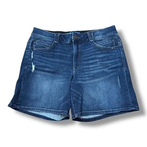 Democracy “Ab” Solution Denim Jean Shorts Casual Stretch B812X03D Women’s Sz 12 - Picture 1 of 11
