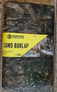 Hunters Specialties Camp Burlap Camouflage 54”x12Ft  Blind Material Cover New x1 - Picture 1 of 3