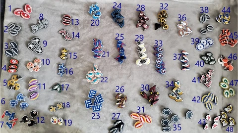 NFL team logo  Jibbitz Croc Shoe Charms NWOT Cover