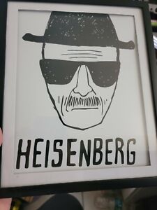 Breaking Bad Heisenberg 8x10 framed art new walt