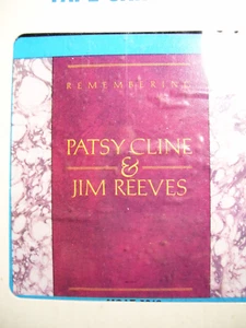 REMEMBERING PATSY CLINE & JIM REEVES NEW/OLD STOCK 8 TRACK TAPE SEALED - Picture 1 of 2