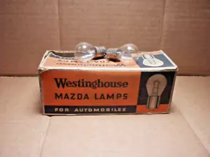 Westinghouse Mazda #1129 bombillas de freno Chrysler Dodge Packard años 40 ¡Nuevo de Lote Antiguo! - Imagen 1 de 2
