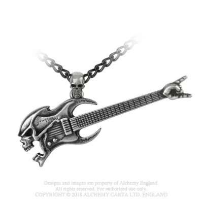 Ciondolo Alchemy Gothic a Chitarra  Metal  Hemy P750 Shred Attack - Immagine 1 di 3