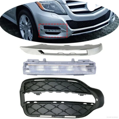 3pcs Front Right Fog Driving Light ASSY For Mercedes Benz X204 GLK350 2013-2015 - Image 1 of 4