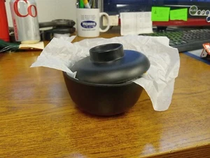 044207694 Alessi for Delta Airlines Asian Soup Bowl With LID -Rice-Soup-Dip New - Picture 1 of 8