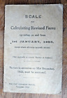 Scale for calculating revised Fares 1st January 1923 Railway Stations