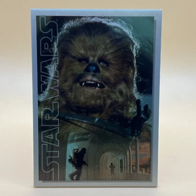 2022 Star Wars Masterwork Chewbacca OT-15 Poster Card Rainbow Foil /299 SPM - Image 1 of 3