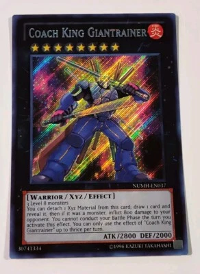 Yugioh Coach King Giantrainer NUMH-EN037 Secret Rare Unlimited NM - Image 1 of 2