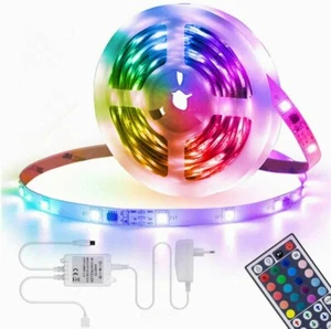 Makion Smart LED Strip Lights - Mehrfarbig - (Fernbedienung, Alexa, App-Steuerung) - Bild 1 von 3