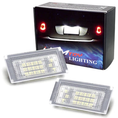 Luces de matrícula LED blancas de ajuste directo para MINI Cooper MKI R50 R52 R53 Foto 1 de 4