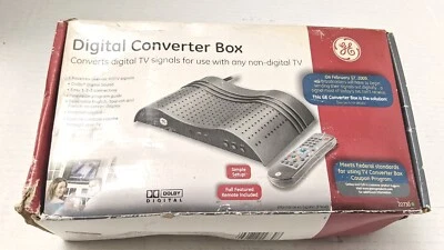 GE Smart Digital Converter Box • Model 22729 with Remote Cable • Open Box - Image 1 of 4
