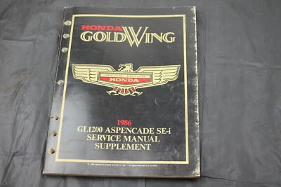 Honda Goldwing 1200 GL1200SE 1986 libro manual de servicio Foto 1 de 4