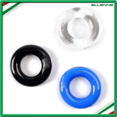 ✅ 3X ANELLO FALLICO PER EIACULAZIONE PRECOCE RITARDANTE PENE UOMO COCKRING J138✅