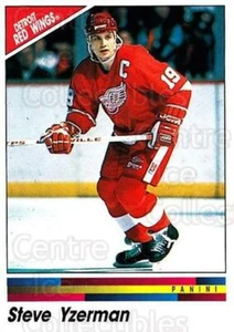 1990-91 pegatinas Panini #208 Steve Yzerman - Imagen 1 de 1