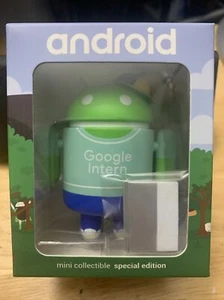 Android Google Intern Special Edition Mini Collectible Google Toy Figure - RARE - Picture 1 of 6