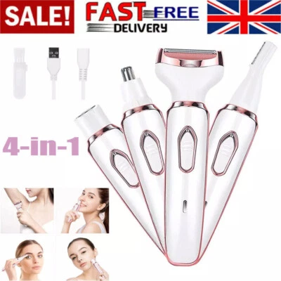Electric Shaver for Women Rechargeable Painless Bikini Razor Lady Hair Remover