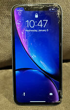 New listing
		Apple iPhone Xr - 64Gb - Blue - Unlocked - Working*- Cracked Back/ front No Lens