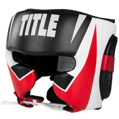 Title Boxing MMA Command Training Headgear - Black/White/Red - Image 1 of 3