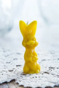 100 % NATURAL PURE EASTER SPRING BEESWAX CANDLE ORGANIC HANDMADE BEAUTIFUL GIFT - Picture 1 of 14