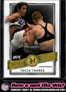 2016 UFC Museum Collection Tecia Torres Gold /75 - Picture 1 of 2