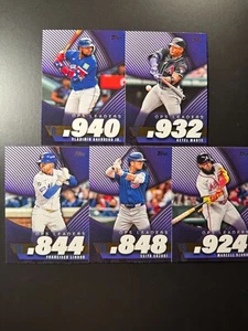 2025 Topps Series 2 OPS Leaders Insert YOU PICK your Favorite Complete your Set - Picture 1 of 15