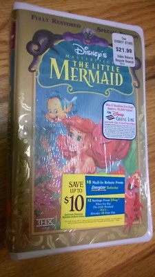 Disney "La Sirenita" Obra Maestra Colección ESPEC VHS #12731. Envuelto-Nuevo Foto 1 de 4