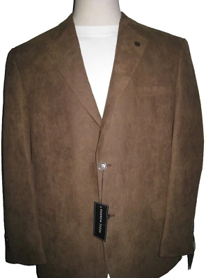 CHAQUETA ABRIGO DEPORTIVO ANDREW FEZZA NEVIN MARRÓN HOMBRE TALLA 46L NUEVA CON ETIQUETAS $250 Foto 1 de 4